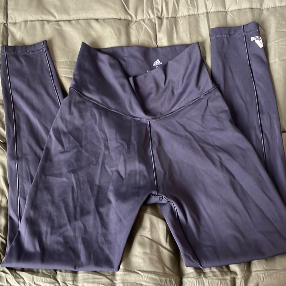 High Waist Black Adidas Leggings Small
